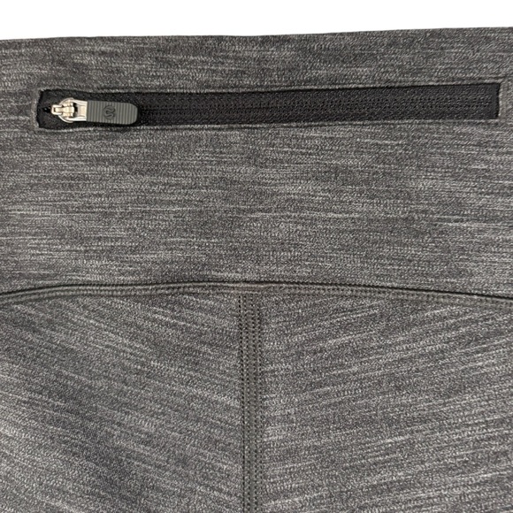 Lululemon Speed Up Tight 28"Heathered Black Leggings Size 8 W5CM8S - Picture 10 of 12